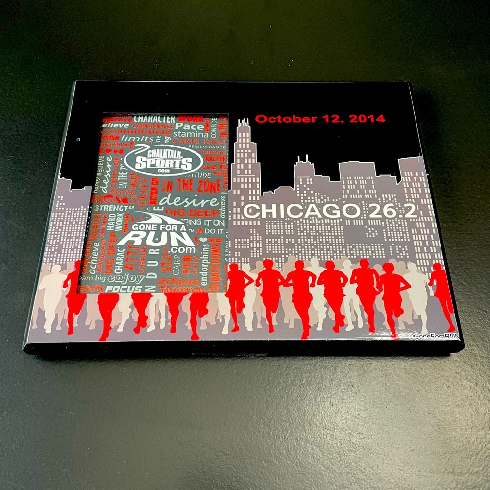 Chicago Marathon frame/medal holder